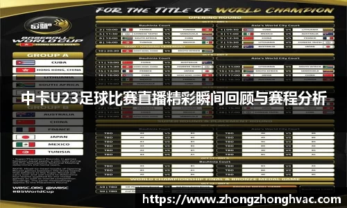 中卡U23足球比赛直播精彩瞬间回顾与赛程分析